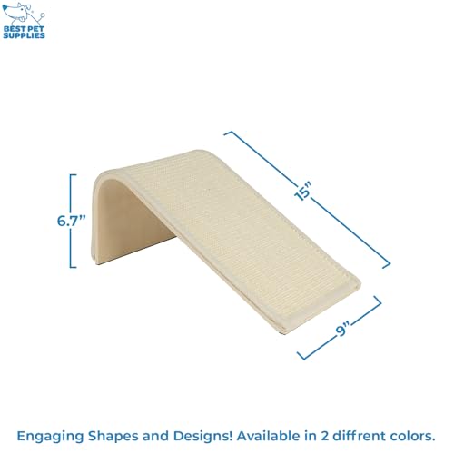 image for Best Pet Supplies Catify Sloped Sisal Cat Scratchers for Indoor Cats, 