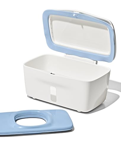 Image of OXO Tot Perfect Pull Wipes Dispenser, Baby Wipe Holder - Dusk