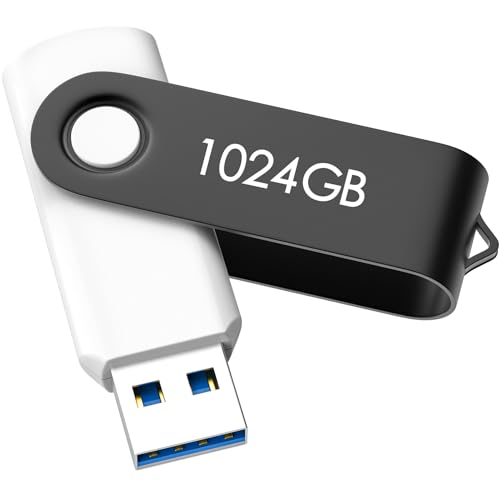 Neixiuzut USB Stick Huge Capacity USB 3.0 Flash Drive High-Speed USB Memory Sticks Portable Thumb Drive with Rotating Clamp Pen Drive for Data Storage/PC/Laptop/Computer