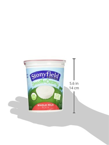 Stonyfield Organic Whole Milk Probiotic Yogurt, Plain, 32 Oz. – Immunity & Digestive Health #TOP7