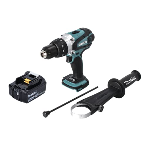 Makita DHP 458 F1 Akku Schlagbohrschrauber 18 V 91 Nm + 1x Akku 3,0 Ah - ohne Ladegerät