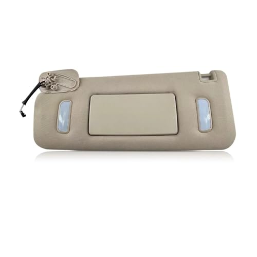 Pare-soleil gauche OE 22850310 éclairé beige pour pick-up GMC Sierra 2007-2014
