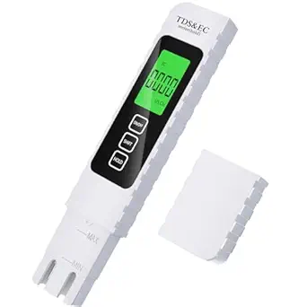 4 in 1 Digital Water Quality Tester - TDS/EC/Temperature（°C/°F）TDS Meter | 0-9999 ppm | Accurate and Professional for Drinking Water, Hydroponics, Aquariums, RO Systems, Pool （2025 New）