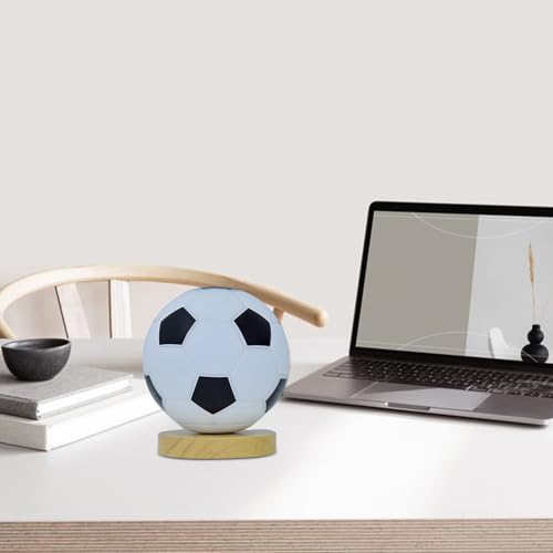 Lampe de table LED créative : veilleuse football à éclairage doux pour dortoir