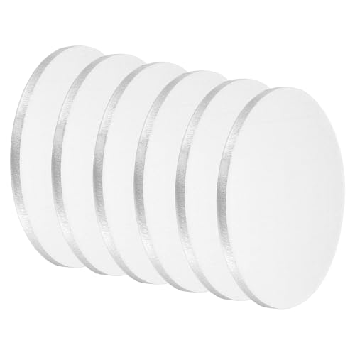 uxcell �A���~�j�E���f�B�X�N 6�� ���a2�C���`(60mm) ����0.06�C���`(1.5mm) 5052�A���~�T�[�N���v���[�g �����X�^���s���O�p���E���h�V�[�g