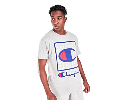 T-shirt sport homme Champion imprimé graphique col rond régulier