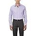 Van Heusen Men's Dress Shirt Regular Fit Poplin Solid, Lavender, 18.5