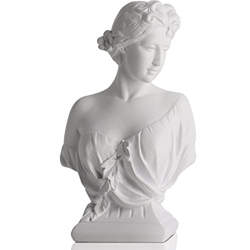 WUBIANJIE Grande statue de déesse grecque de 30,5 cm Artémis - Statue de déesse grecque - Pour le bureau, la maison, la maison - Statue de déesse en résine - Jeune...
