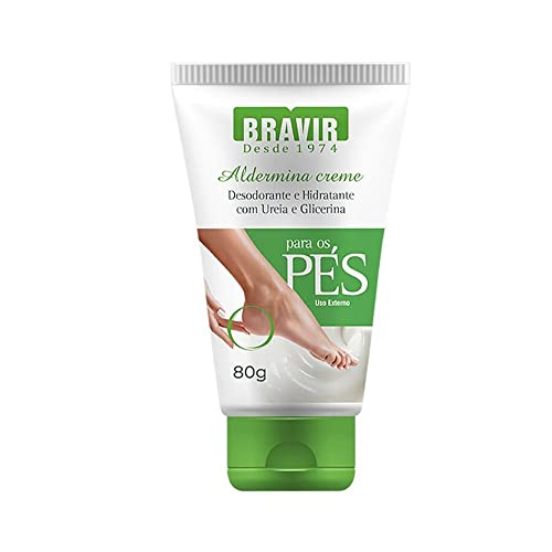 Bravir-Canfora/P.Lab Aldermina 80G - Creme Hidratante Para Pés (Pés Ressacados