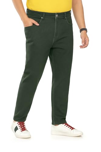 Image of Pluss Tribe - Plus Size Jeans for Men - Denim Jeans - Ideal for Casual, Office Available Sizes : 40 to 52