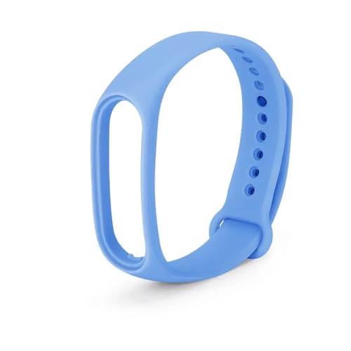 [MEVMEVGNLN] Fit For Xiaomi For MiBand 7 �X�|�[�c�u���X���b�g For Miband 5 6 NFC �����p���X�g�o���h For Correa �X�g���b�v�ɓK������V���R���E�H�b�`�o���h(Denim Blue 38,