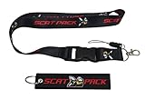 ANGIEHAIE Luex Scat Flying Bee Keychain Tag Silk Lanyard Hel Cat Auto Car Truck External Challenger SRT RT Accessories Dod!g E Street Racing