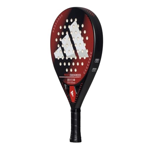 Image of adidas RX Series Red 3.4 Racket - red Black, Round Shape, EVA Soft Performance Foam, Fiberglass