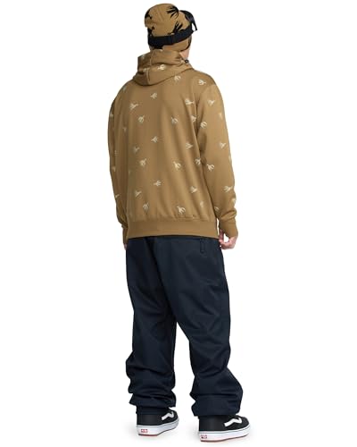 Sweat a capuche Volcom Hydro Riding molleton deperlant beige coupe ergonomique homme