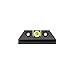 Night Fision Tritium Night Sight Set Compatible with Glock 17/17L/19/22-28/31-35/37-39/45, Yellow Front Ring, Black Rear Rings