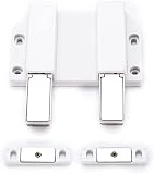 Wide range of applications: The magnetic latch is black in appearance. You can use it in cabinets, drawers, closets or other furniture in your kitchen, bedroom or living room.