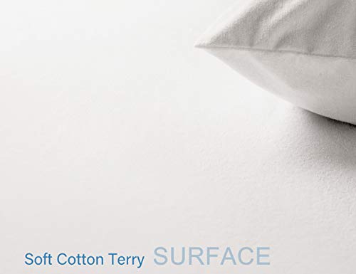 Magichome-Full-Size-Mattress-Protector100-Waterproof-Mattress-Cover-Soft-Cotton-Terry-Surface-Fitted18-Deep-Pocket-Breathable-Noiseless