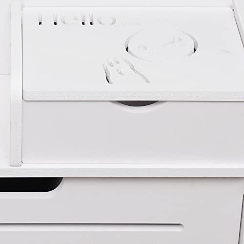 Kathring Shoe Storage Cabinet, White Modern 2 Layers Shoe Rack Pvc Shoe Storage Organizer Tipping Bucket Storage Stand For Entrances Hallways Corridor #TOP4