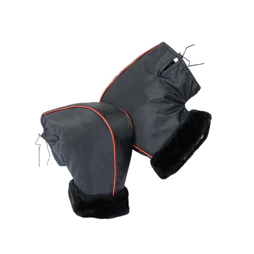 AUYXSSZ Housse Thermique Chaude Unisexe pour motoneige, Quad et Scooter : optimale des Mains en Hiver. Protège Les poignées et protège efficacement des, 30...
