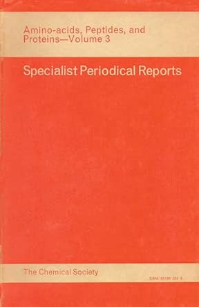 Amino Acids & Peptides: Volume 3 Edition. ed. Edition book cover