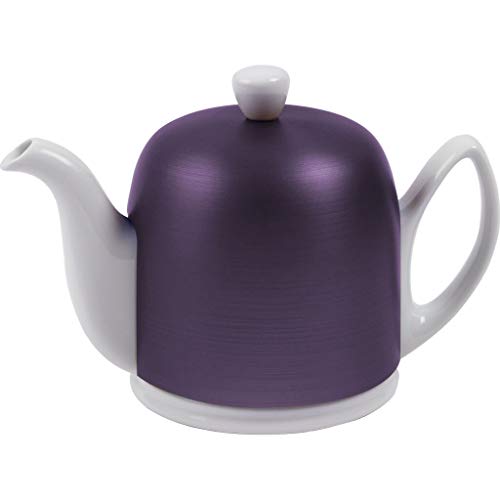 Degrenne Salam Teapot | 6 Cups - White/Purple