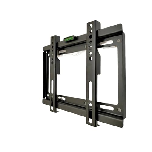 SOMKB Soporte de pared para TV de perfil bajo fijo para televisores y monitores de pantalla plana de 14 a 42 pulgadas, soporte universal para monitor de TV Max VESA 200 x 200 mm