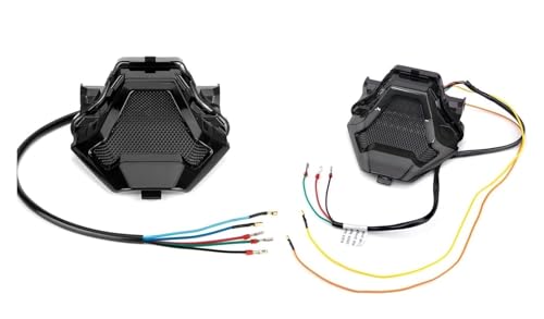 Feu stop moto LED puissant et clignotants intégrés YZF R3 MT07 - 5