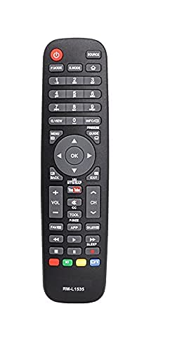 Image of Ehop RM-L1535 Smart Tv Universal Remote Compatible for HAIER Led LCD TV with YouTube, 3D Function (HTR-A10 HTR-A18H HTR-A18EN HTR-A18E HTR-D18A)