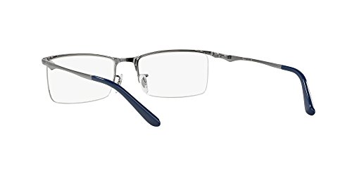 Image of Ray-Ban Men Clear Lens Rectangle Frames - 0RX6323I