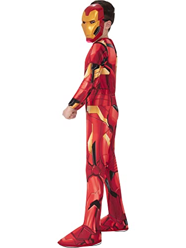 Rubie's Official Marvel Avengers Iron Man Classic Childs Costume, Kids Superhero Fancy Dress