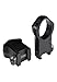 Warnex 40mm Mounts 7217M Warnex 40mm Mounts, Mountain Tech Picatinny Style Rings, 30mm, Ultra High Height, Matte Black