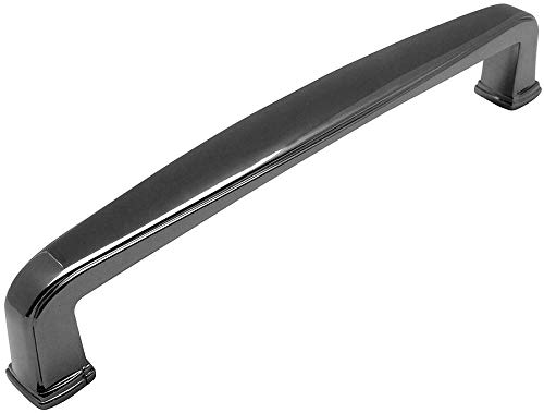 Cosmas 10 Pack 4392-128BN Black Nickel Modern Cabinet Hardware Handle Pull - 5" Inch (128mm) Hole Centers