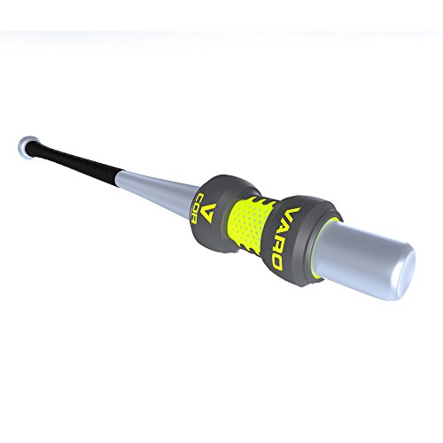 Varo COR Bat Training Weight, 20oz, for Baseball (MLB Authentic) - Classic Weight Feel - Improve Your On-Deck Swings and Power, Cushion Fit Eliminates Abrasion on the Bat, Hyper Lime/Graphite - Thumbnail 4