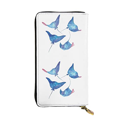 Portefeuille passeport familial animaux marins idéal pour voyager avec 12 cartes