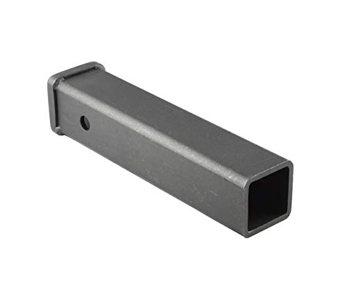 Image of TOPTOW 64455 Trailer Hitch Weld-on Receiver Tube 2-inch X 12-inch Storage Box Combo Bar, Raw Steel Finish