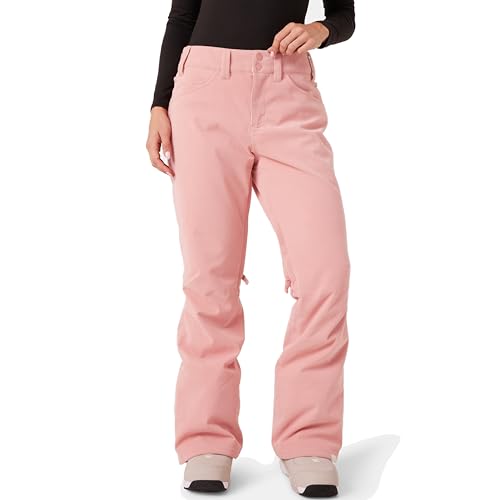 Roxy Pantalon neige isolé femme -10K imperméable ski, rose, small