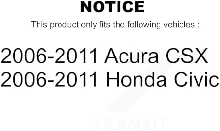 Top Quality Front Left (Driver Side) Outer Steering Tie Rod End 72-ES800374 Replacement For 2006-2011 Honda Civic Acura CSX - 1