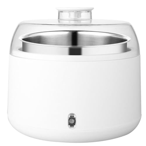 Serenitison Maquina para Hacer Yogur Casero,1L Máquina de Yogur Doméstica,Máquina de Fermentación Totalmente Automática,Yogurtera Eléctrica,para Cocinas,Restaurantes y Dormitorios,20W(17.5 * 16cm)