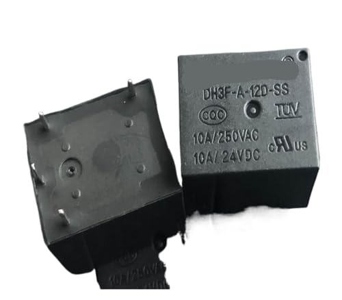 Relé DH3F-A-12D-SS de 4 pines y 12V tipo T73-1A mini para placas electrónicas