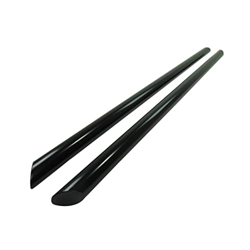 Direct4x4 Black Powder Coated SUS201 S/Steel Side Bars for Volkswagen Transporter T6 SWB
