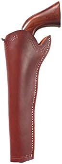 Triple K 313 California Slim Jim OWB Holster Left Hand 1858 Remington 8" Leather Brown