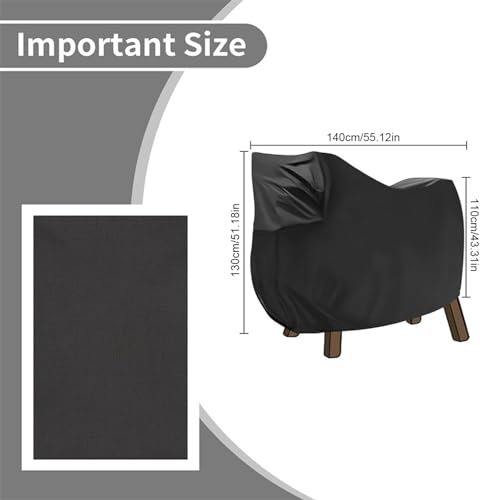 Protector de Caballo de Madera contra la humedad con hebillas que evitan el viento 6