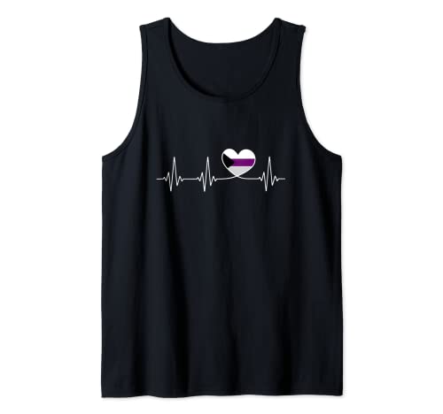 Demisexual Flag Heart for Demisexual Pride Tank Top
