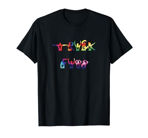 Truck Fump Anti Trump Tie Dye Maglietta
