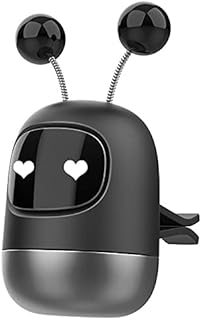 Car Air Freshener, Automotive Air Fresheners Cartoon Robot Silicone Vehicles Air Vent Clip Perfume Fragrance for Men Women Great Birthday Gifts D 6cm x 6cm x 3cm