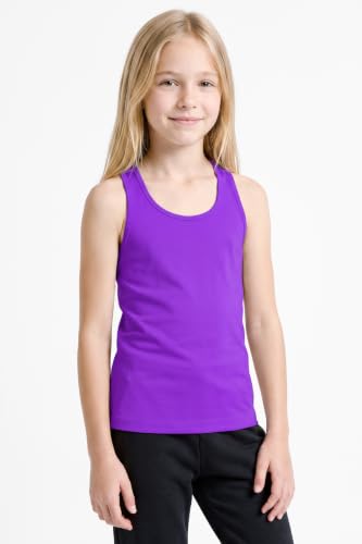 Image of Kurve Premium Girls Seamless Supersoft Wide Strap Comfortable Racerback Tank (Made with Love in The USA)