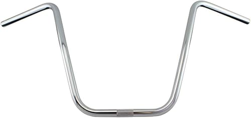 OG LOWRIDER Dyno Ape-Hangers 22.2mm Bike Handle Bars | Steel Cruiser Handlebars in Black & Chrome | 13.5&rdquo;, 16&rdquo;, 20&rdquo;, 24&rdquo; Sizes | Classic Dyno Style Chopper (Chrome 16&rdquo;)