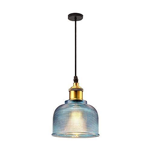 Éclairage industriel vintage en verre soufflé main pour intérieur élégant