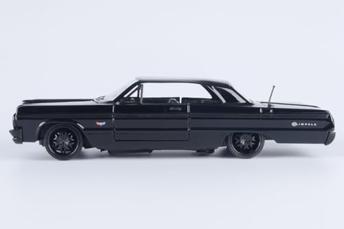 Motor Max 1:24 Chevrolet Impala 1964 Hardtop Negro miniatura 2