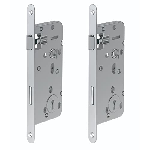 4er Set Scheffinger EM3-Fensterriegel Grau